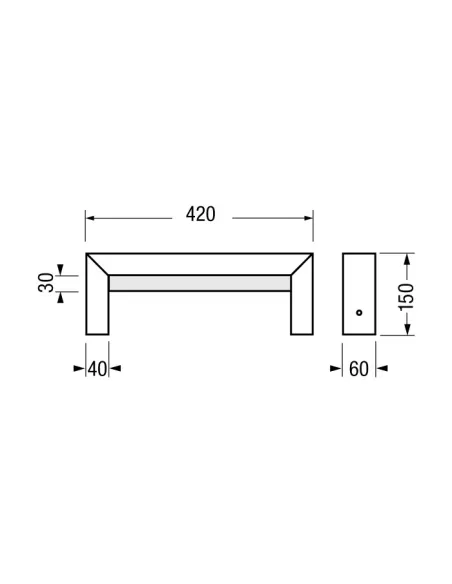 Castaldi D50/2-22E-AL Edra/2 1X22W 2GX13 fluorescent electronic ballast aluminum